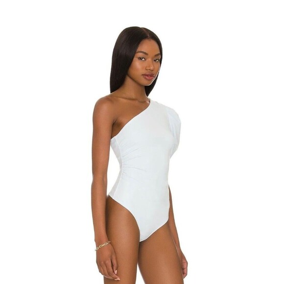 Free People Large Crisp Morning Somethin Bout You Bodysuit (pale Blue) NEW - Picture 1 of 7